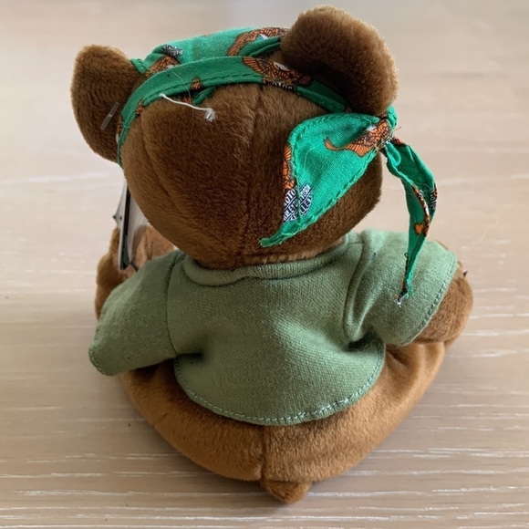 Harley-Davidson Bean Bag Plush Manifold Max good cond Bandana & Harley shirt - Picture 2 of 11